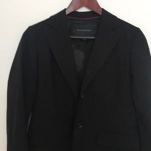Banana Republic black button front blazer. Size 4